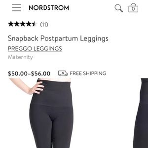 Preggo Leggings - SnapBack Postpartum Leggings